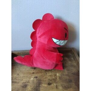 Dinosaur Vs Bedtime Red Toothy T Rex Dino Plush 11"